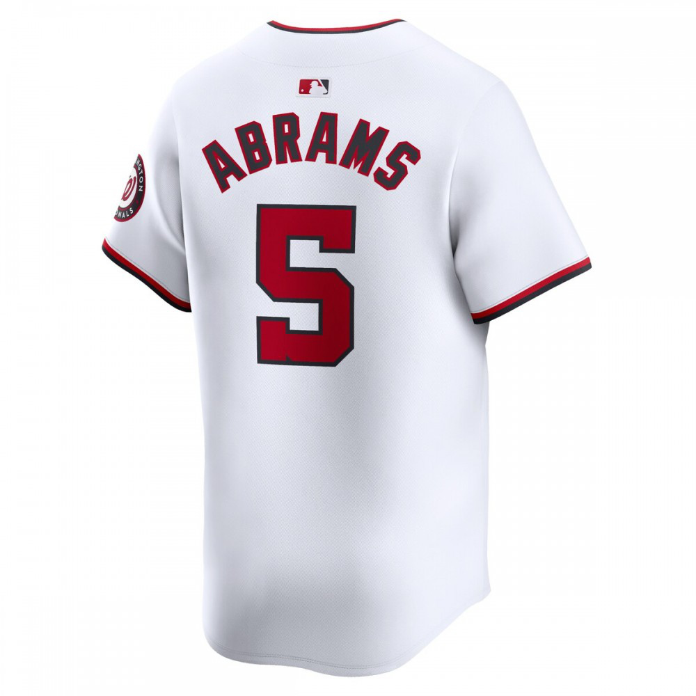 CJ Abrams Washington Nationals Youth Home Limited Player Jersey - White-Pro Kit Vault | Brand New 26/27 Sports Jerseys